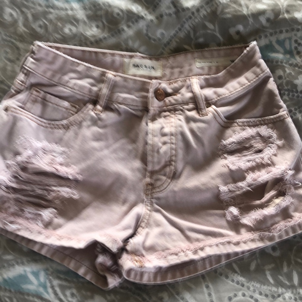 Denim shorts